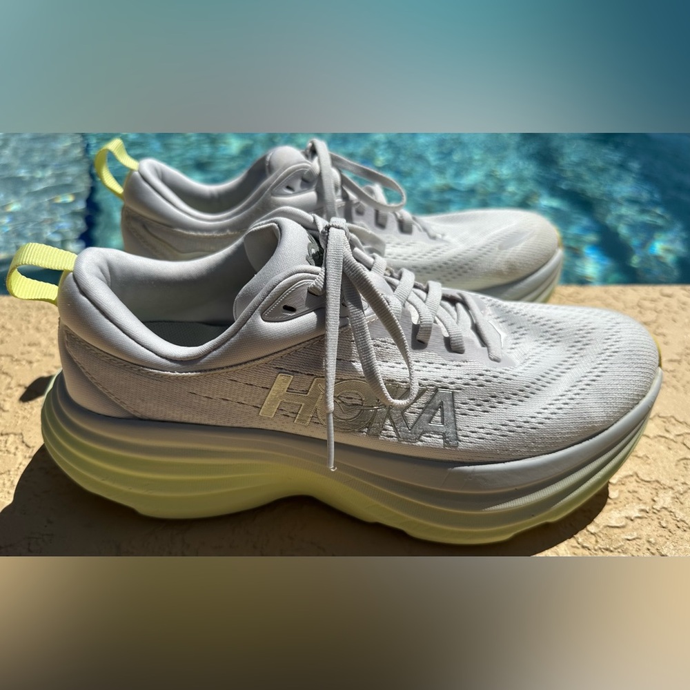 Hoka One One Bondi 8 Nimbus Cloud Running Shoes Women’s Size 8 VGC Clean